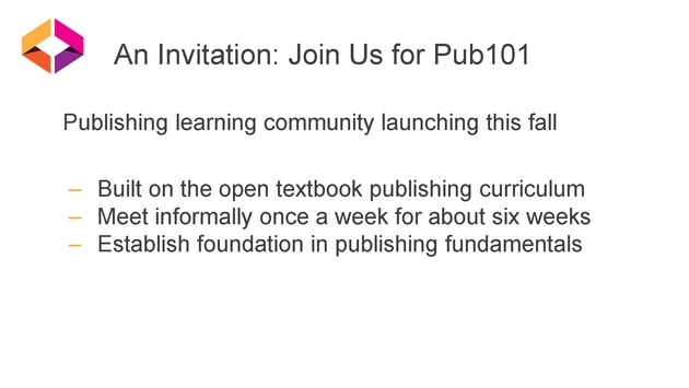 Open Textbook Network Summer Institute 2019 Slides - Friday - Page 46